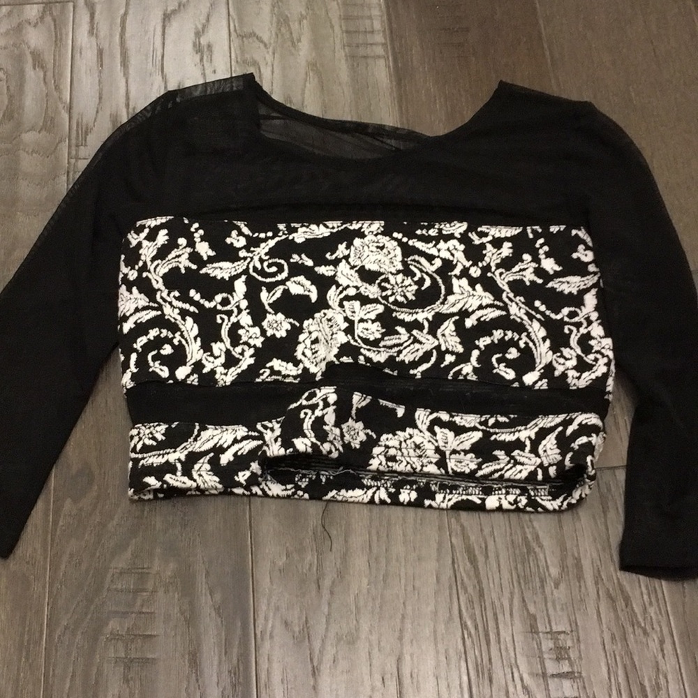 Mesh crop top